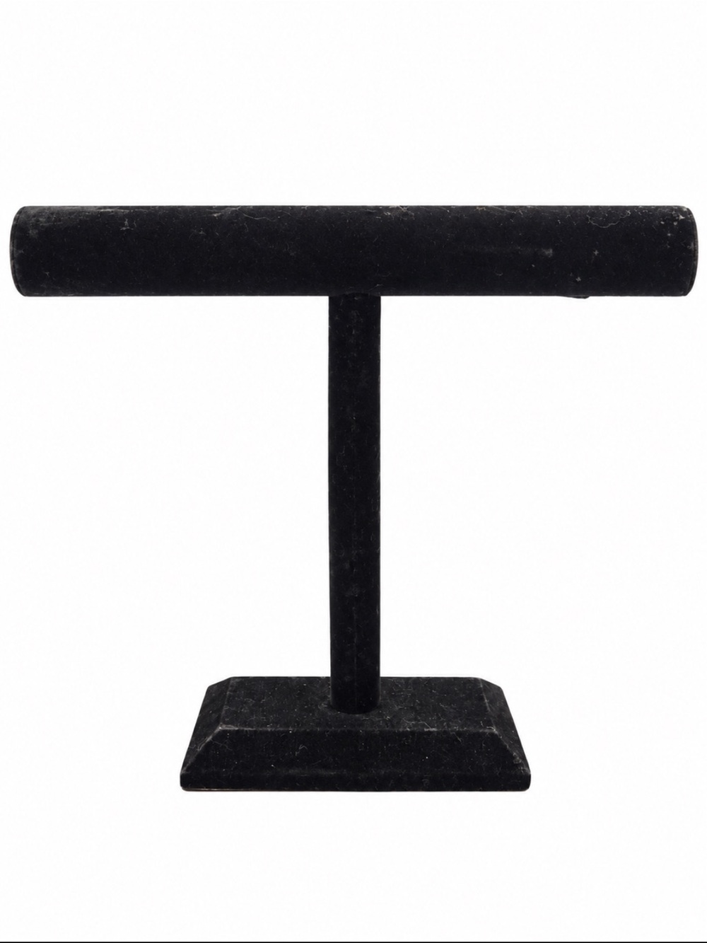 Black Velvet T Bar Jewelry Display Stand Bracelet Watch Necklace Holder